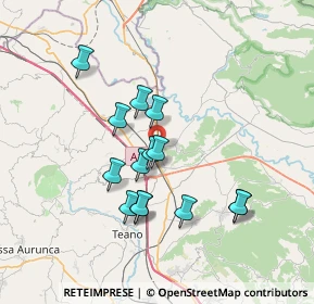 Mappa Via SS85 km 1, 81058 Vairano Patenora CE, Italia (6.655)