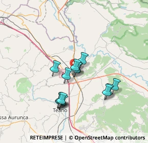 Mappa Via SS85 km 1, 81058 Vairano Patenora CE, Italia (6.30857)
