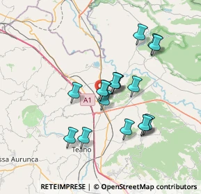 Mappa Via SS85 km 1, 81058 Vairano Patenora CE, Italia (6.36294)