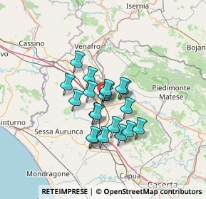 Mappa Via SS85 km 1, 81058 Vairano Patenora CE, Italia (10.042)