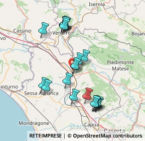 Mappa Via SS85 km 1, 81058 Vairano Patenora CE, Italia (15.109)