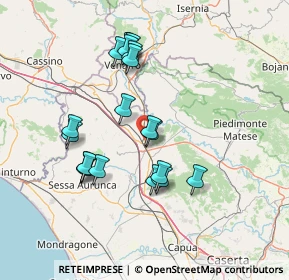 Mappa Via SS85 km 1, 81058 Vairano Patenora CE, Italia (14.528)