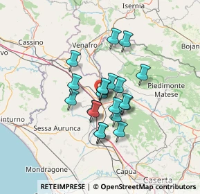 Mappa Via SS85 km 1, 81058 Vairano Patenora CE, Italia (9.8)