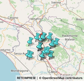 Mappa Via SS85 km 1, 81058 Vairano Patenora CE, Italia (10.554)