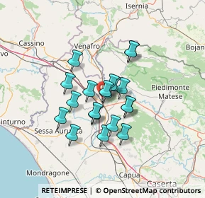 Mappa Via SS85 km 1, 81058 Vairano Patenora CE, Italia (10.096)