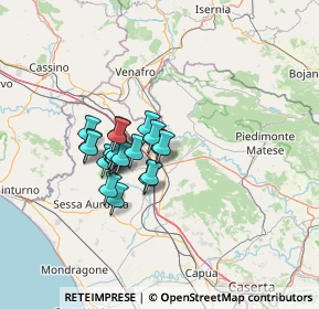 Mappa Via SS85 km 1, 81058 Vairano Patenora CE, Italia (10.074)