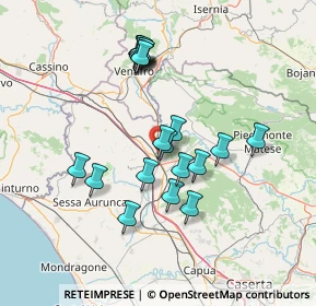 Mappa Via SS85 km 1, 81058 Vairano Patenora CE, Italia (13.638)