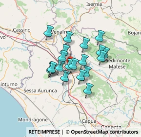 Mappa Via SS85 km 1, 81058 Vairano Patenora CE, Italia (9.913)
