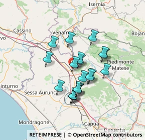 Mappa Via SS85 km 1, 81058 Vairano Patenora CE, Italia (11.183)
