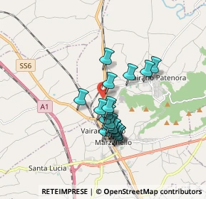 Mappa Via SS85 km 1, 81058 Vairano Patenora CE, Italia (1.3915)