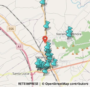 Mappa Via SS85 km 1, 81058 Vairano Patenora CE, Italia (2.14125)