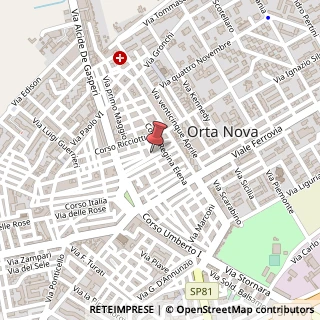 Mappa Vico de Petris, 2, 71045 Orta Nova, Foggia (Puglia)