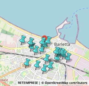 Mappa Via Manfredi, 76121 Barletta BT, Italia (0.9145)