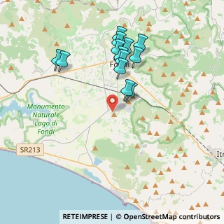 Mappa Via della Rinchiusa, 04022 Fondi LT, Italia (3.90231)