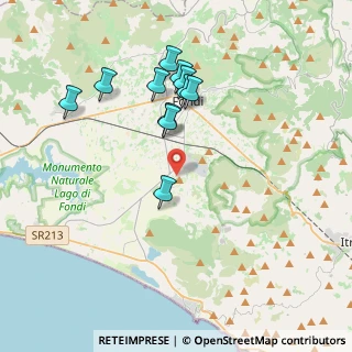 Mappa Via della Rinchiusa, 04022 Fondi LT, Italia (3.84)