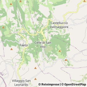 Mappa Celle di San Vito