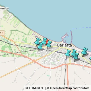 Mappa Via Settefrati, 76121 Barletta BT, Italia (2.50818)