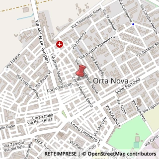 Mappa Corso Ricciotti, 45, 71045 Orta Nova, Foggia (Puglia)