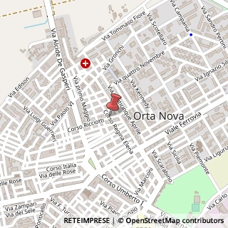 Mappa Corso Ricciotti, 41, 71045 Orta Nova, Foggia (Puglia)
