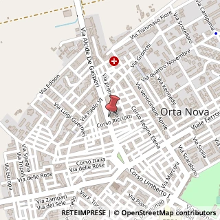 Mappa Corso Umberto I, 35, 71045 Orta Nova, Foggia (Puglia)