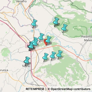 Mappa Via Santissima Annunziata, 81040 Pietravairano CE, Italia (6.9375)