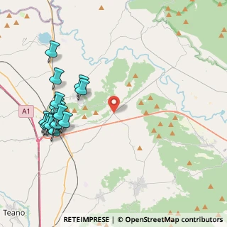 Mappa Via Santissima Annunziata, 81040 Pietravairano CE, Italia (5.07625)