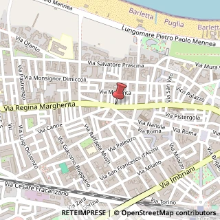 Mappa Via Regina Margherita, 34, 76121 Barletta, Barletta-Andria-Trani (Puglia)