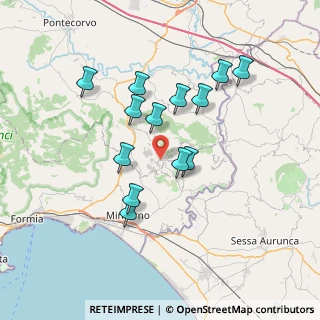 Mappa Via Passeggera, 04020 Santi Cosma e Damiano LT, Italia (6.83538)