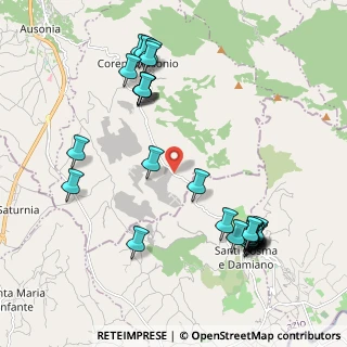 Mappa Via Passeggera, 03040 Coreno Ausonio FR, Italia (2.53037)