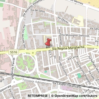 Mappa Via Regina Margherita, 266, 76121 Barletta, Barletta-Andria-Trani (Puglia)