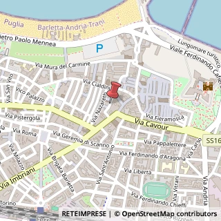 Mappa Via Francesco Saverio Baldacchini, 10-12, 76121 Barletta, Barletta-Andria-Trani (Puglia)