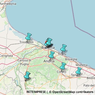 Mappa Via di Gilio, 76121 Barletta BT, Italia (14.33818)