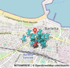 Mappa Vicolo D'Abundo, 76121 Barletta BT, Italia (0.341)