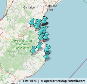 Mappa Via Giuseppe Scuteri, 88060 Badolato CZ, Italia (9.931)