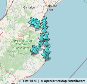 Mappa Via Giuseppe Scuteri, 88060 Badolato CZ, Italia (10.4335)