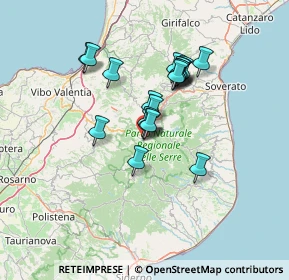 Mappa Via Catanzaro, 89822 Serra San Bruno VV, Italia (11.69158)