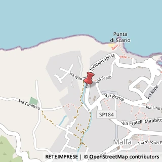 Mappa Via Nuova Indipendenza, 98050 Malfa ME, Italia, 98050 Malfa, Messina (Sicilia)