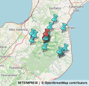 Mappa Via Zara, 89822 Serra San Bruno VV, Italia (8.71556)