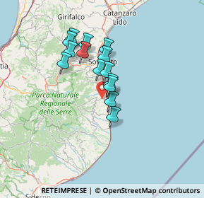 Mappa 88060 Badolato CZ, Italia (11.16571)