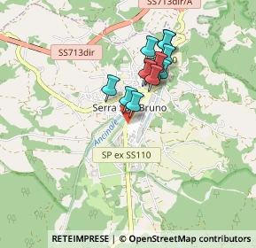 Mappa Via Milite Ignoto, 89822 Serra San Bruno VV, Italia (0.74769)