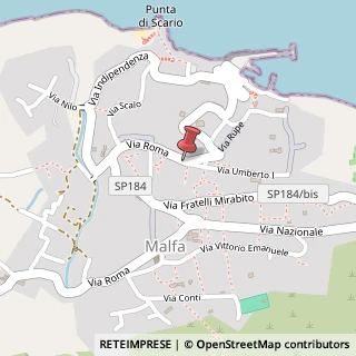 Mappa Via Umberto I, 2, 98050 Malfa, Messina (Sicilia)