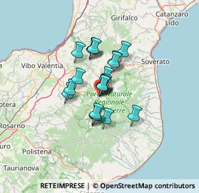 Mappa Via Guardia Bosco Mulè, 89822 Serra San Bruno VV, Italia (9.0105)