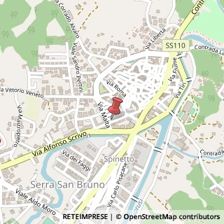 Mappa Corso Vittorio Emanuele III, 35, 89822 Serra San Bruno, Vibo Valentia (Calabria)