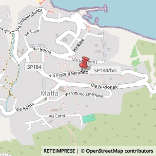 Mappa Via Fiume Tacina, 150, 98050 Malfa, Messina (Sicilia)