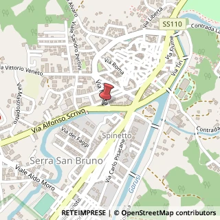 Mappa Via Aurelio Saffi, 88, 89822 Serra San Bruno, Vibo Valentia (Calabria)