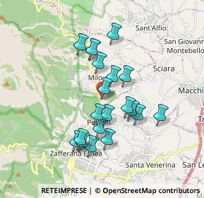 Mappa Via del Bosco, 95010 Milo CT, Italia (1.7145)
