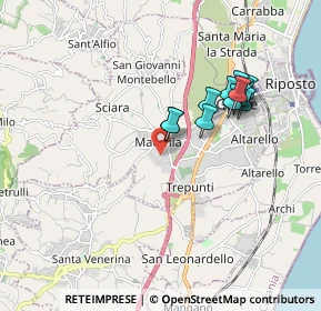 Mappa Via delle Zagare, 95014 Giarre CT, Italia (1.84308)