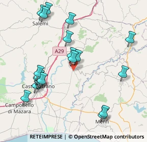 Mappa Strada Provinciale Partanna - Menfi, 91028 Partanna TP, Italia (9.9195)