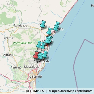Mappa Via Trieste, 95018 Riposto CT, Italia (10.59)