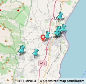 Mappa Via Palermo, 95014 Giarre CT, Italia (3.52455)